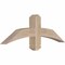 Ekena Millwork Bellingham Smooth Timber Gable Bracket, Douglas Fir, 36"W x 12"H x 3 1/2"D x 3 1/2"F, 8/12 Pitch GBW036X12X0404BEL00SDF - alternate 2